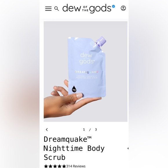 Dew Of The Gods Dreamquake Body Scrub - Picture 2 of 6